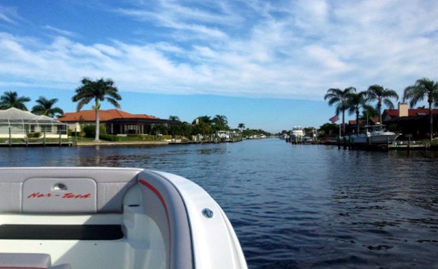 Cape coral saltwater or freshwater